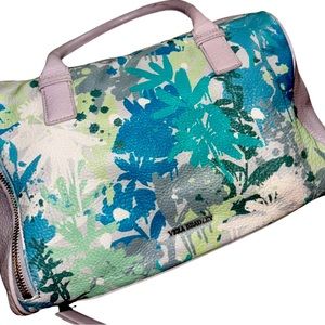 Vera Bradley Mallory Satchel Camofloral Gray